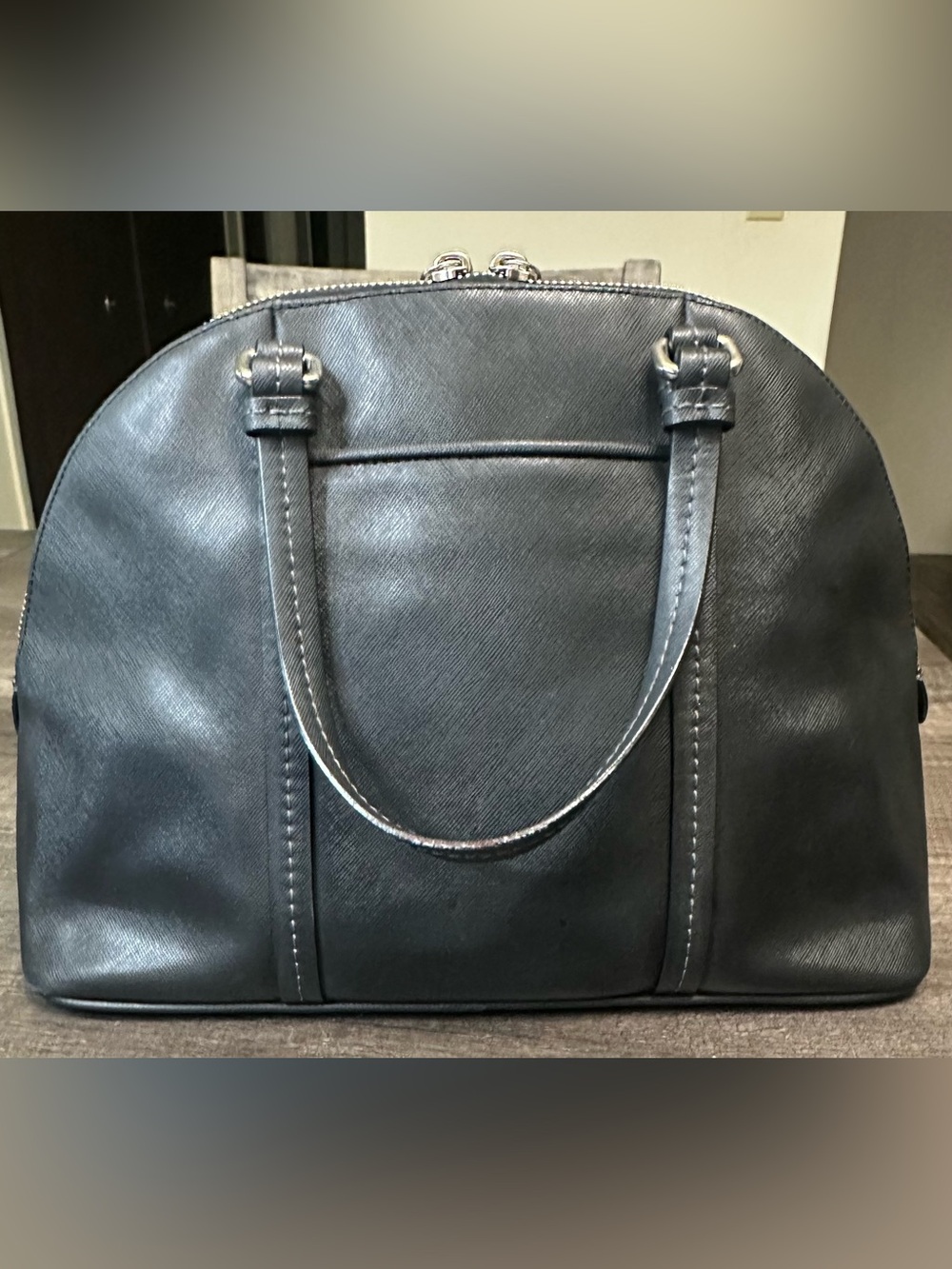 Coach Peyton Leather Cora Domed Satchel - Picture 2 of 10